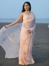 VK 4102 Organza Silk Digital Printed Sarees Catalog